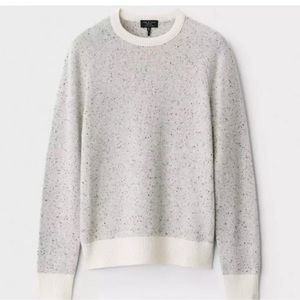 Rag & Bone 100% Cashmere Harlow Donegal Sweater - Small